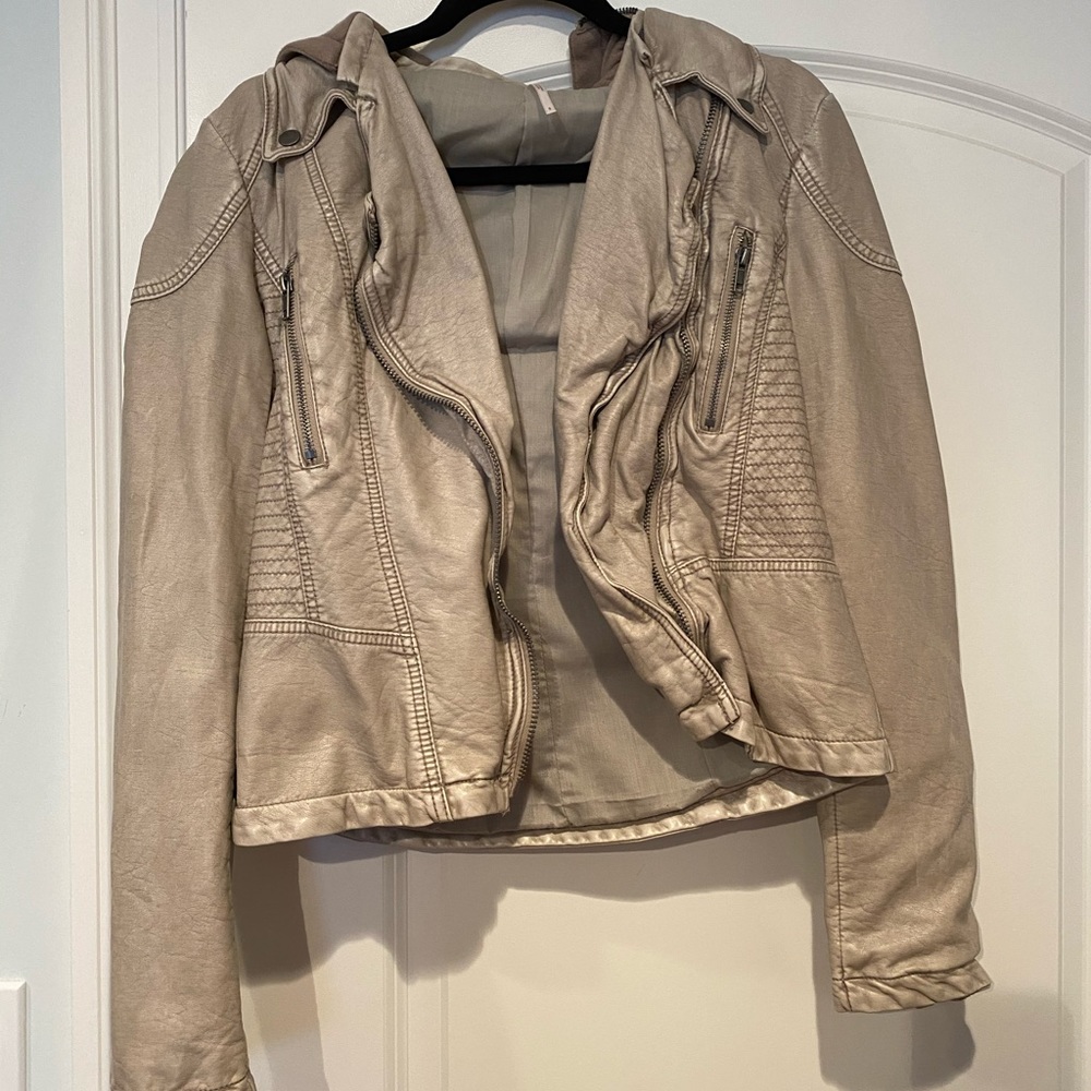 Free People Leather Jacket